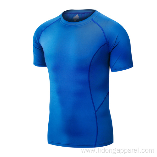 Short Sleeve Muscle mens Running fitness clothing